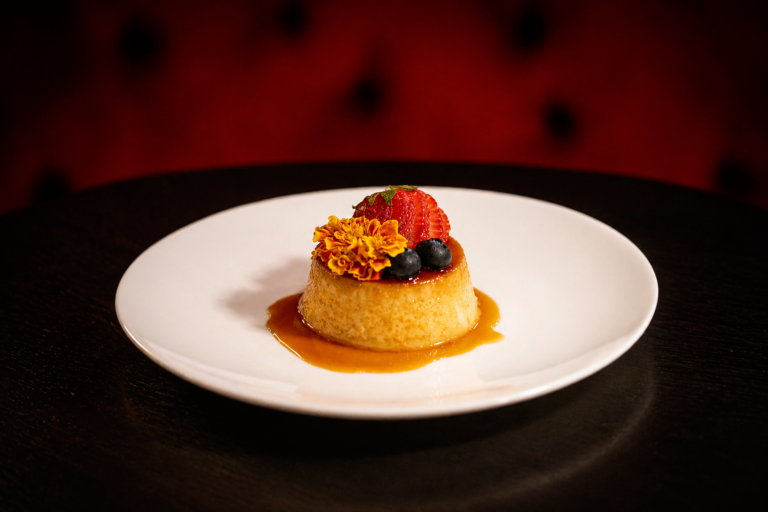 Mamajuana Corn Flan