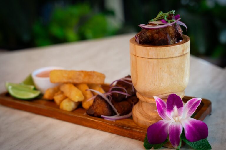 Crispy Pork Belly Ceviche