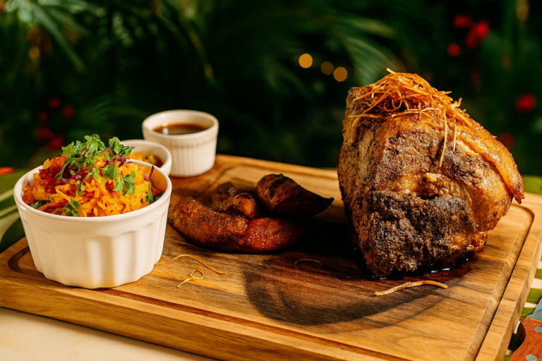 Roasted Pork Shoulder (Puerquito Mamajuana)